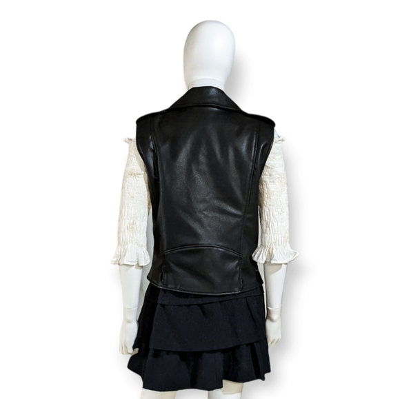 Zara Faux Leather Vest - Picture 2 of 6